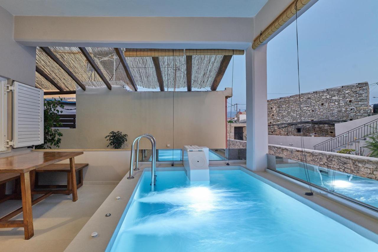 2 Bedroom Villa With Heated Swimming Pool-Spa Whirlpool-Bbq! Melidhónion Eksteriør bilde
